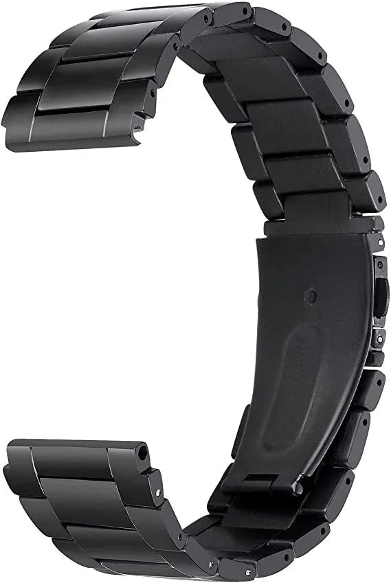 Titanium Strap, black, without a watch, 3/4 front view