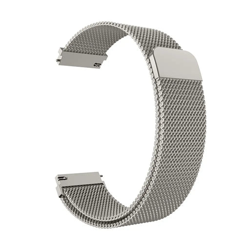 Milanese Strap, titanium, without a watch, 3/4 front view