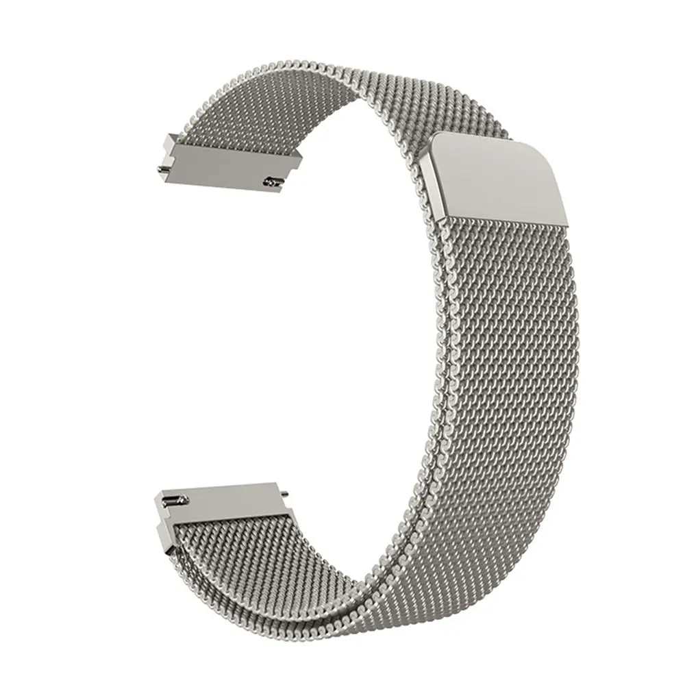 Milanese Strap, titanium, without a watch, 3/4 front view