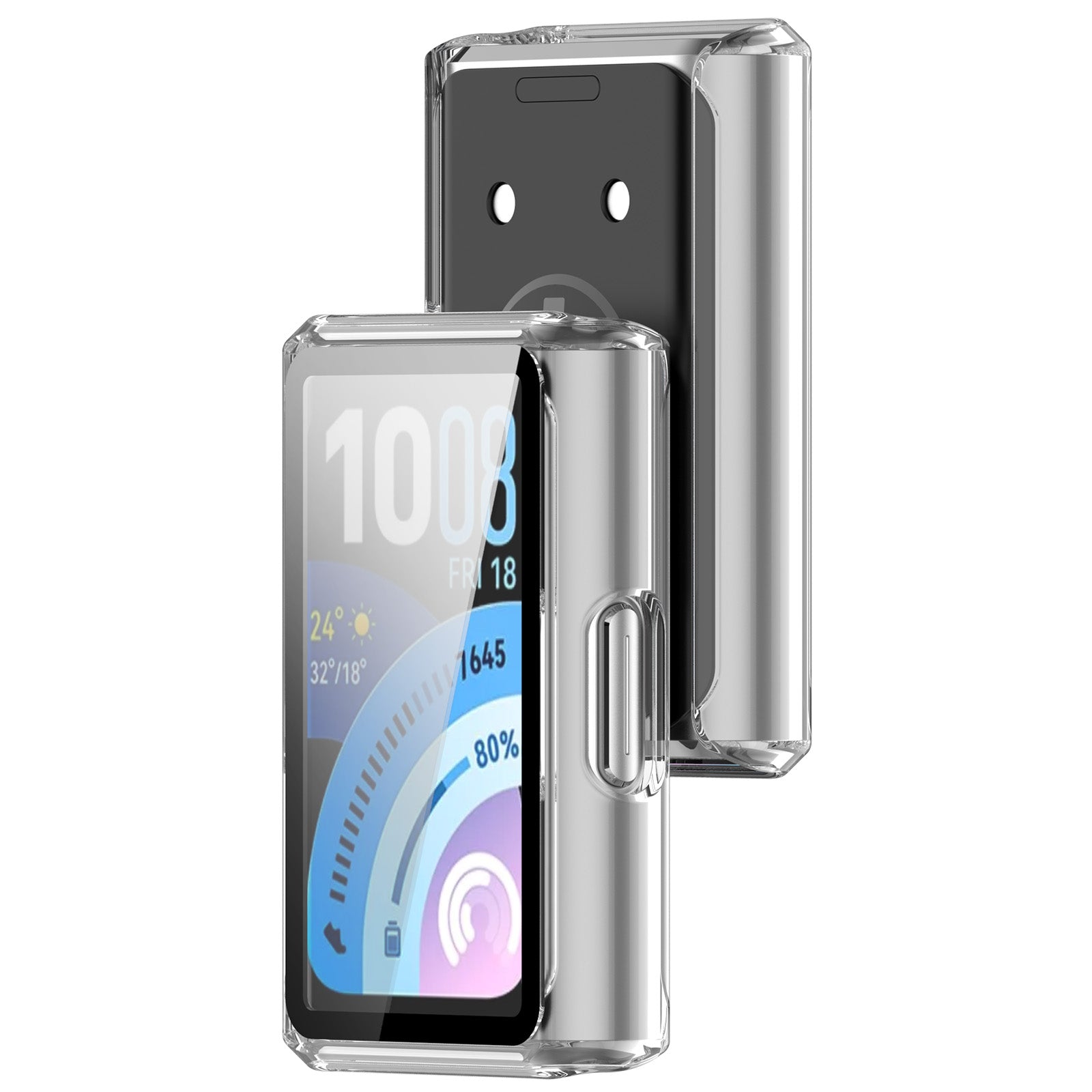 Huawei Band 11 Pro PC case met glas (transparant)