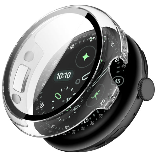 Google Pixel Watch 5 - 45mm hard case met glas (transparant)