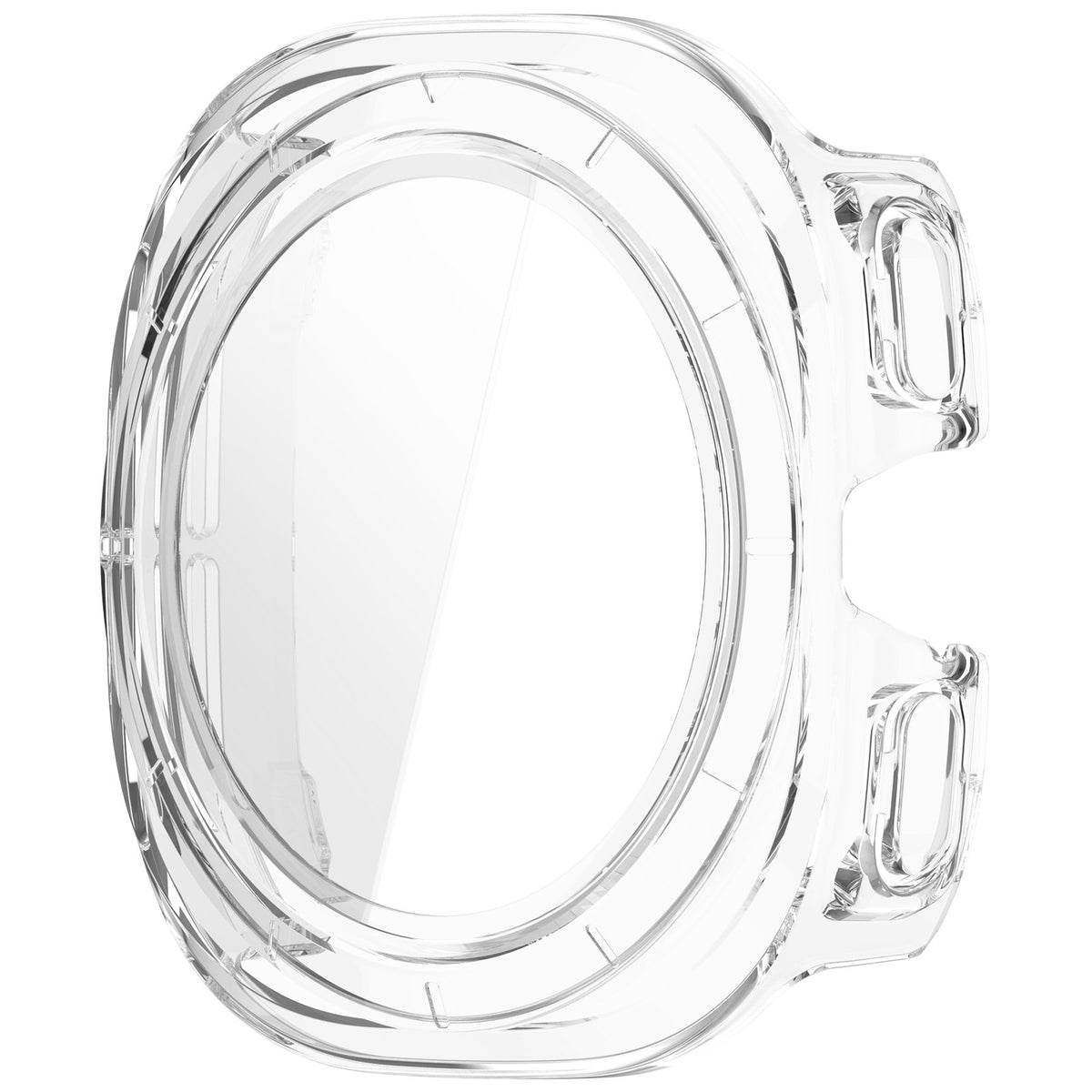 Samsung Galaxy Watch Ultra 2 PC case met glas (transparant)