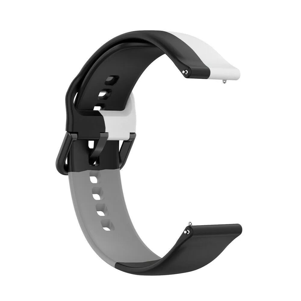 Silicone Triple Sport Strap, without a watch, 3/4 front view