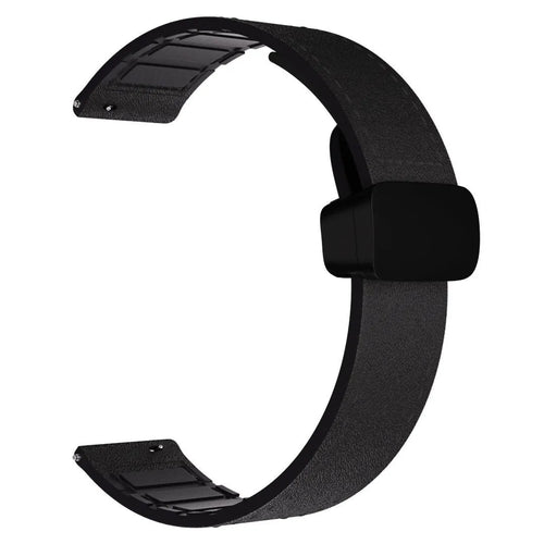 Amazfit Balance 2 Leather Strap with D-Buckle (Black)