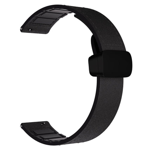 Amazfit Bip 6 Leather Strap with D-Buckle (Black)