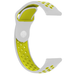 Sport horlogeband 20mm universeel (grijs/geel)