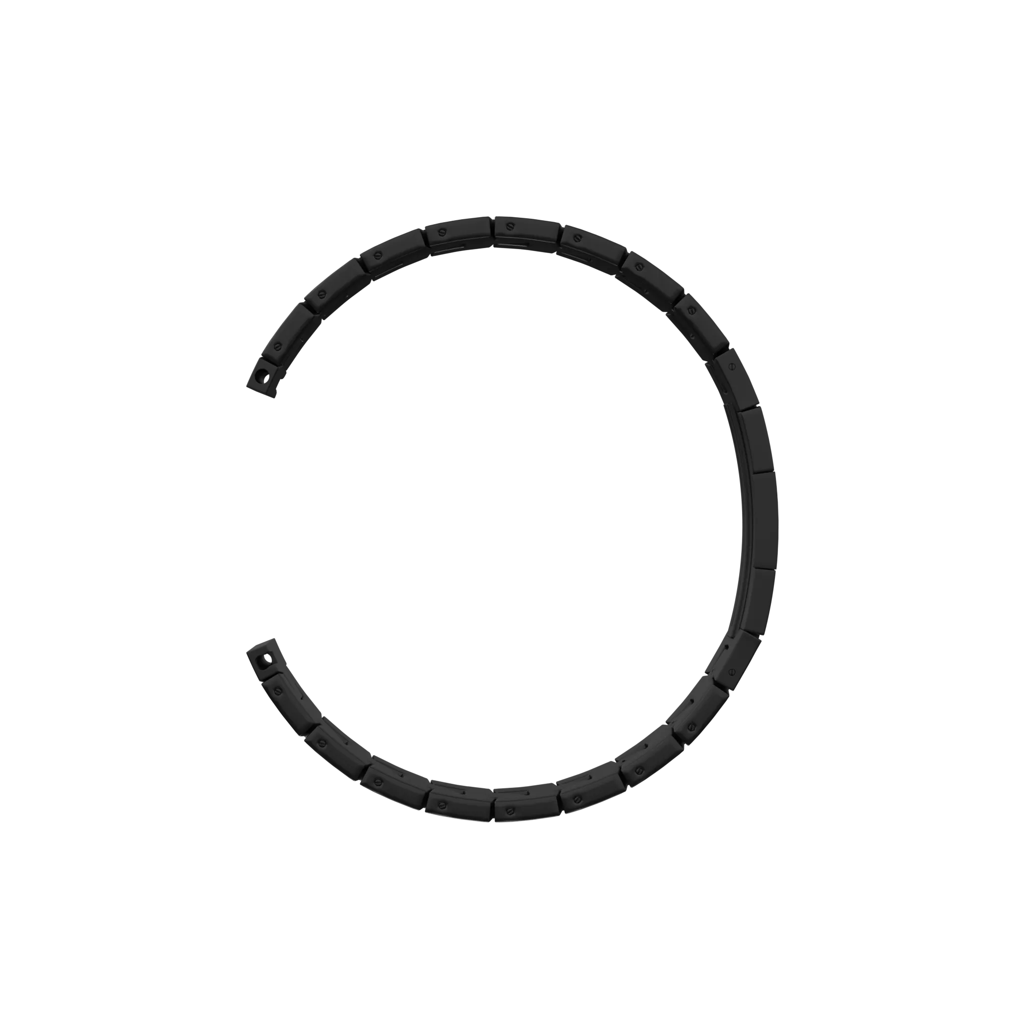 Amazfit Active Max titanium grain band (platte sluiting) (grafiet)