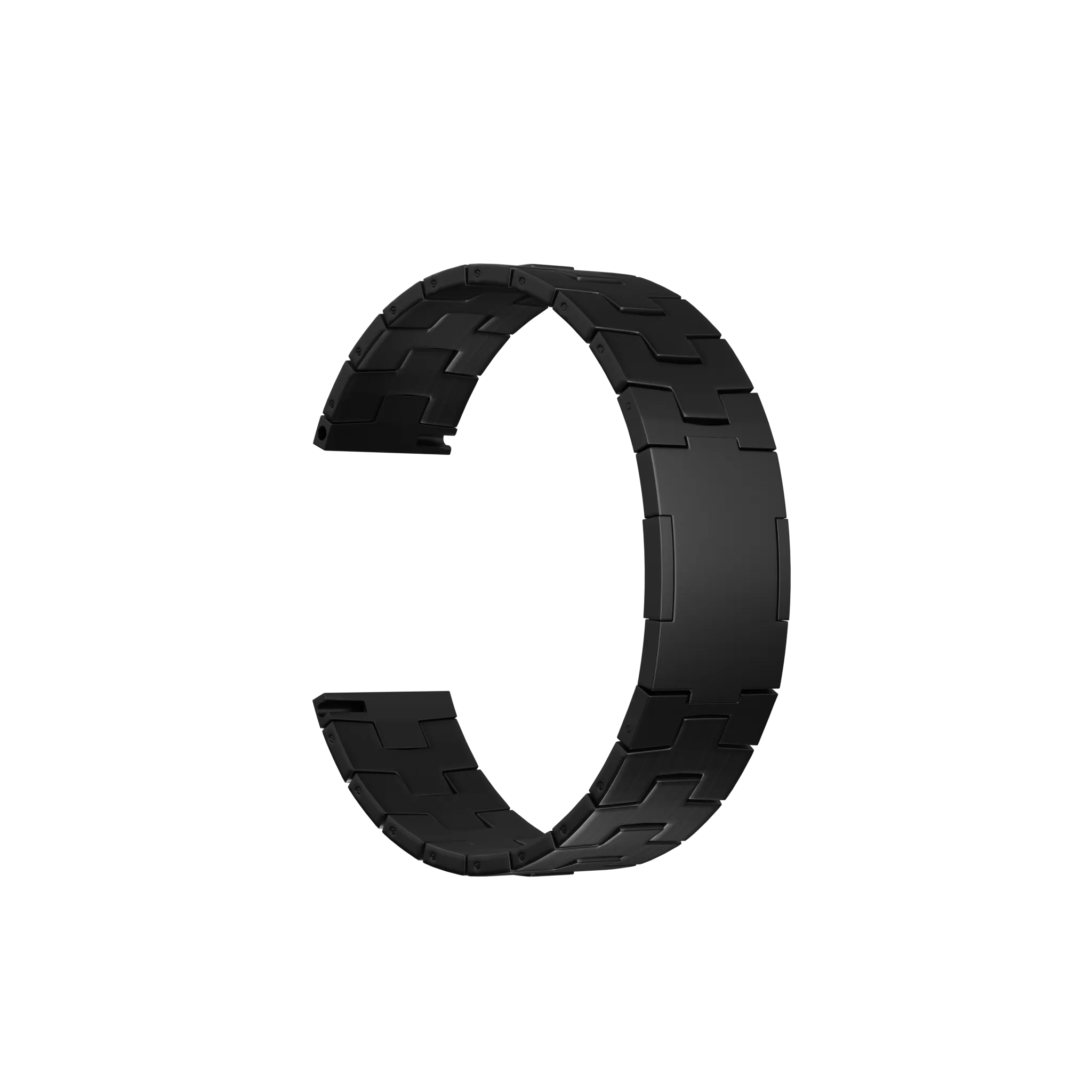 Gard Pro Health Smartwatch 2+ Titanium Grain Strap (Flat Clasp) (Graphite)