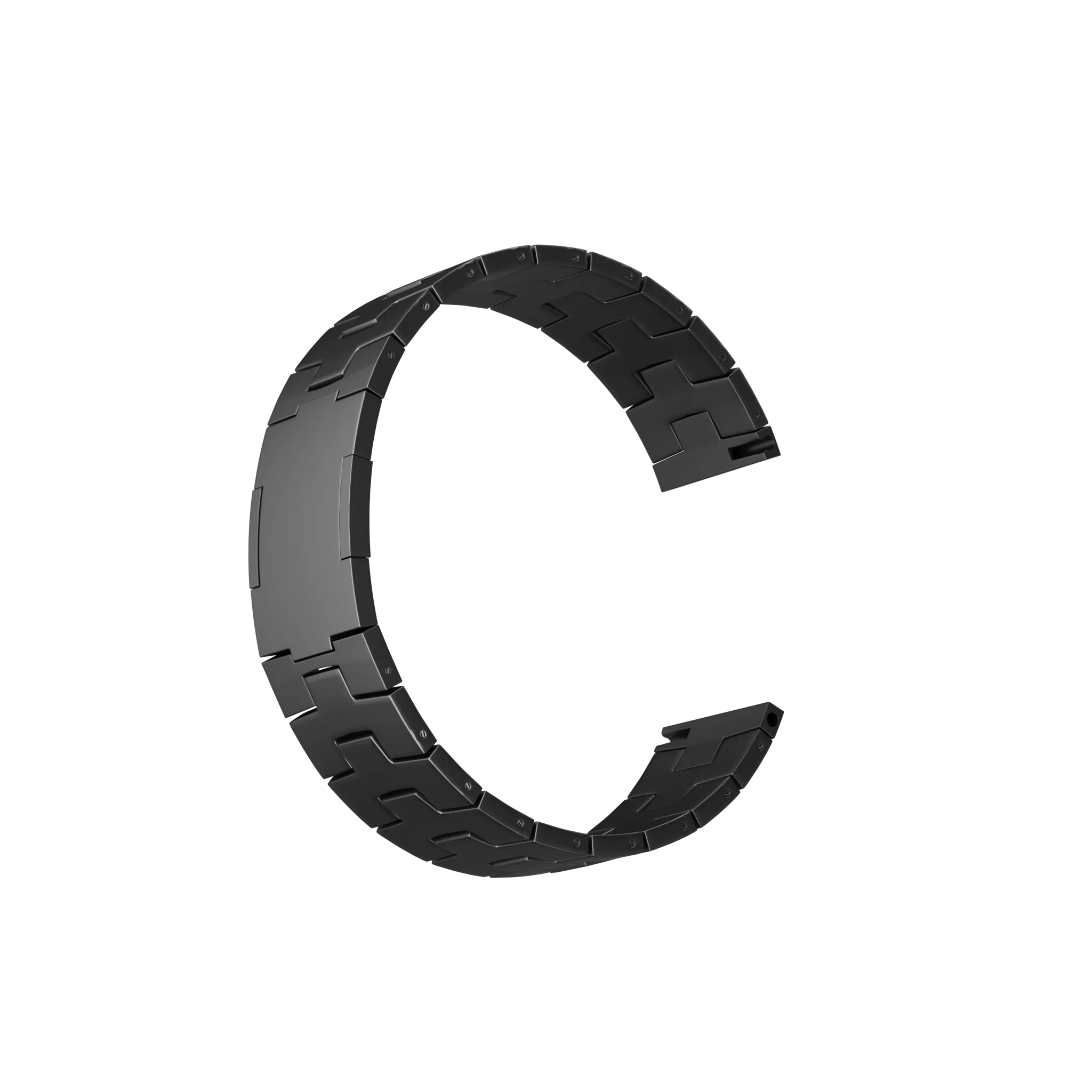 Suunto Race (S) titanium grain band (platte sluiting) (grafiet)