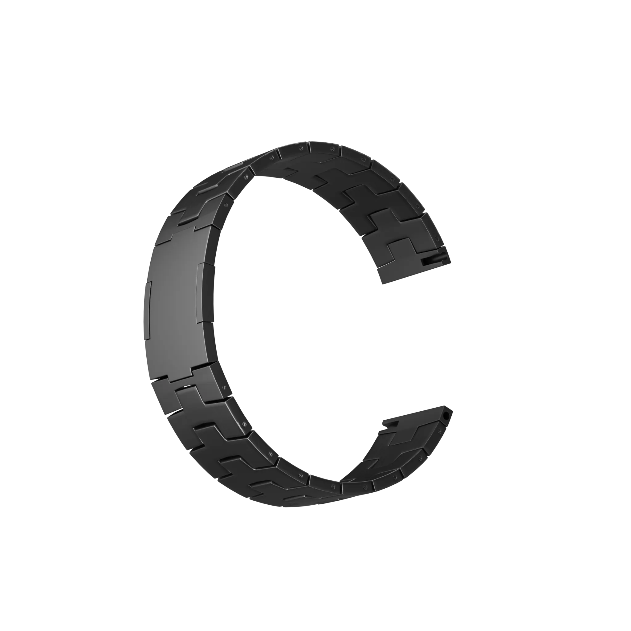 Amazfit Bip 6 titanium grain band (platte sluiting) (grafiet)