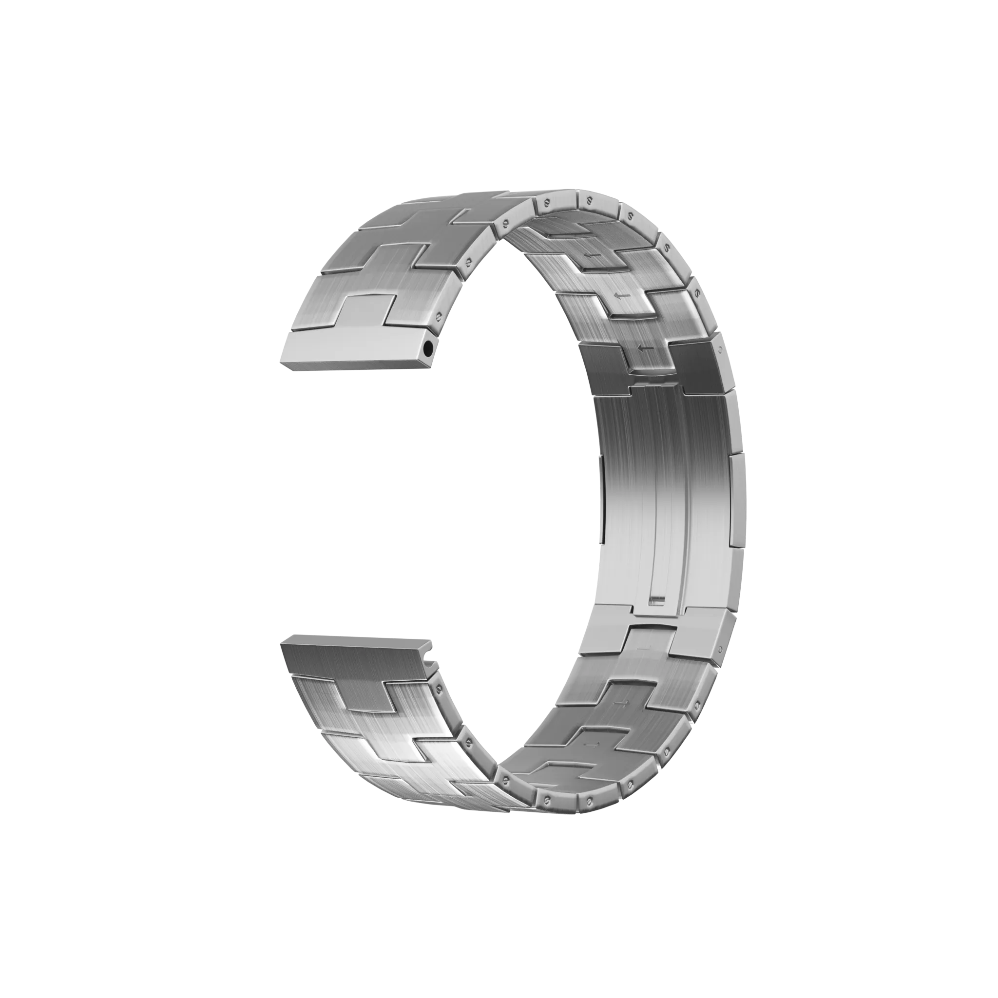 Huawei Watch GT 6 Pro - 46mm Titanium Grain Strap (Flat Buckle) (Silver)