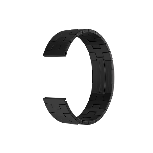 Amazfit Balance 2 titanium grain band (platte sluiting) (zwart)