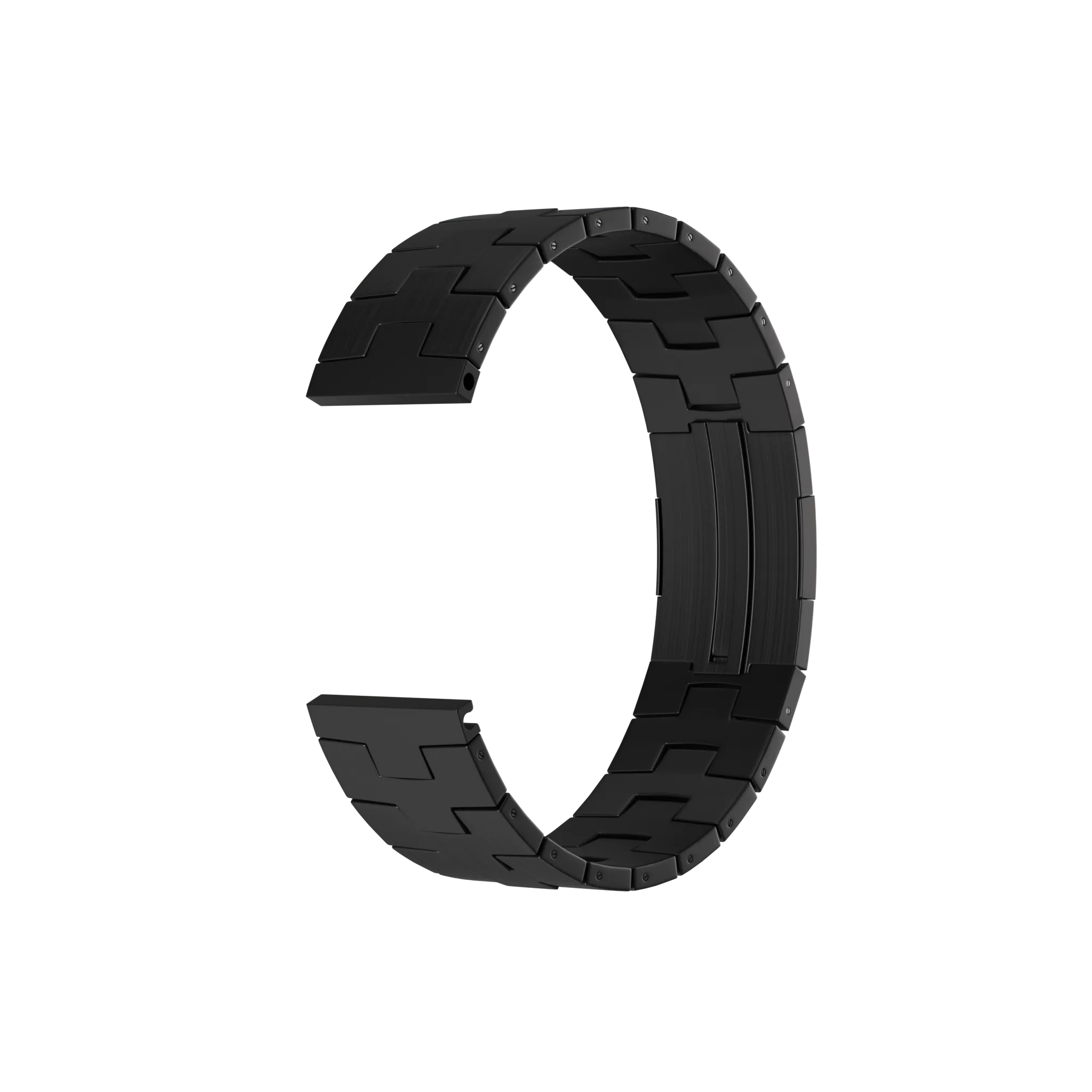 Suunto 9 Peak Titanium Grain Strap (Flat Buckle) (Black)