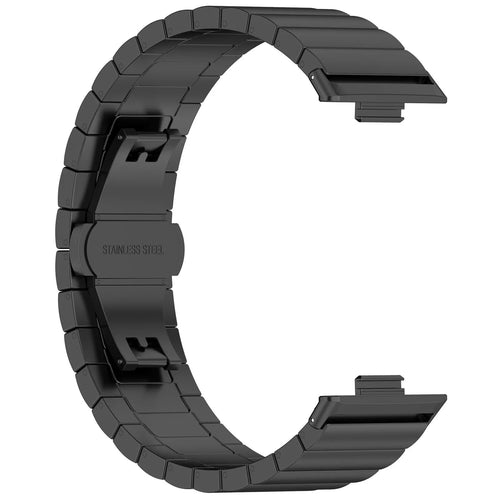 Huawei Watch Fit 4 Pro luxe metalen band (zwart)