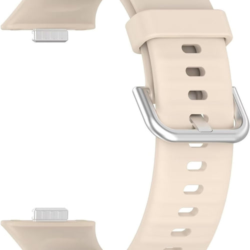 Huawei Watch Fit 4 siliconen bandje (beige)