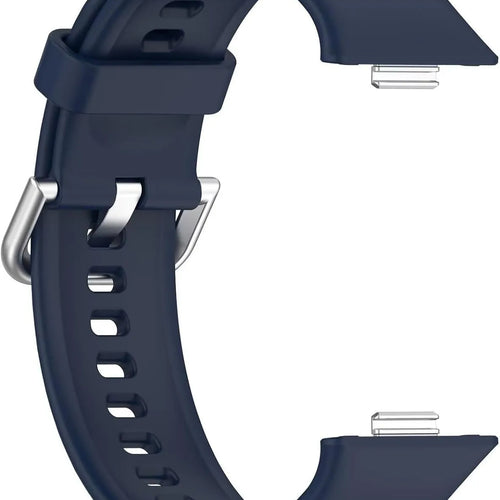 Silicone Strap, dark blue, without a watch, 3/4 front view