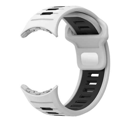 Google Pixel Watch 4 - 45mm sport duo band (wit/zwart)
