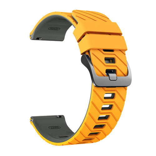 Huawei Watch GT 2 Pro Twill Sport Strap (Dark Yellow/Grey)
