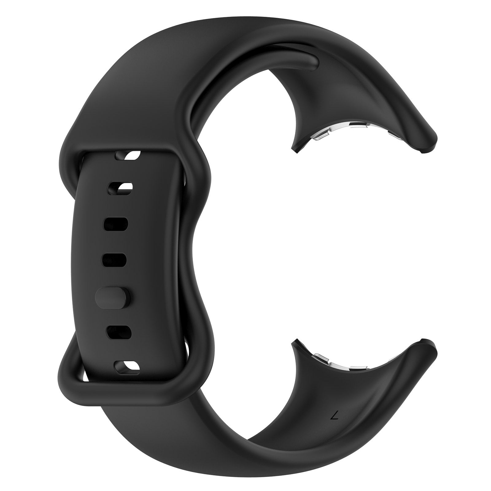Google Pixel Watch 4 - 45mm siliconen classic bandje (zwart)