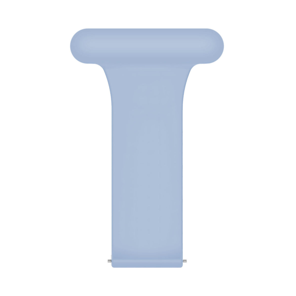 Silicone Nurse Fob, light blue, without a watch, 3/4 rear view