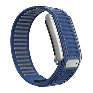 WHOOP 5.0 Nylon Hybrid Strap (Blue)