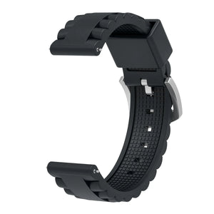 TicWatch Pro 5 Enduro wave siliconen bandje (zwart)