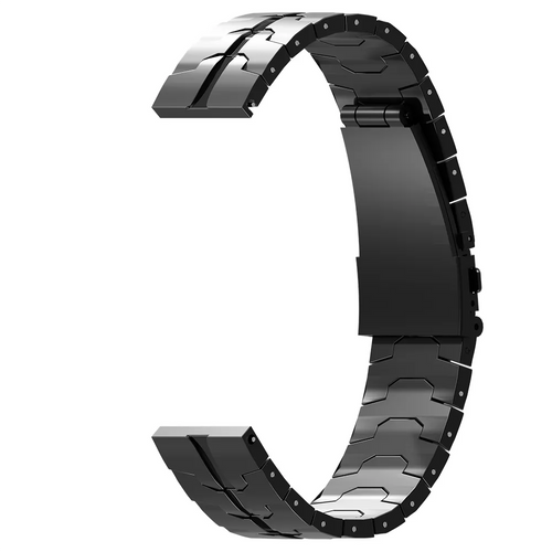Steel Iron Strap, black, without a watch, 3/4 rear view