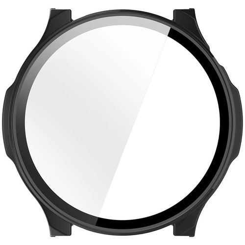 Amazfit Balance 2 PC case met glas (zwart)