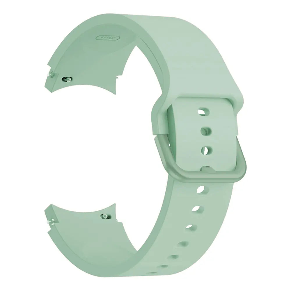 Samsung Galaxy Watch 4 - 40mm siliconen gesp band (lichtgroen)