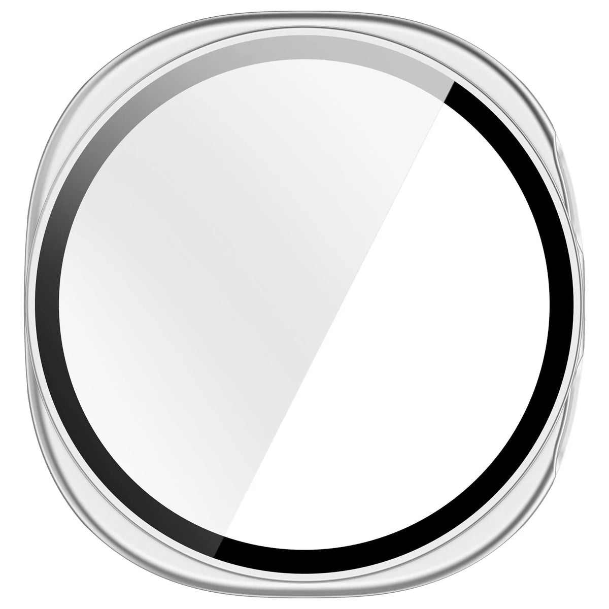 Samsung Galaxy Watch 8 / 9 - 44mm hard case met glas (zilver)