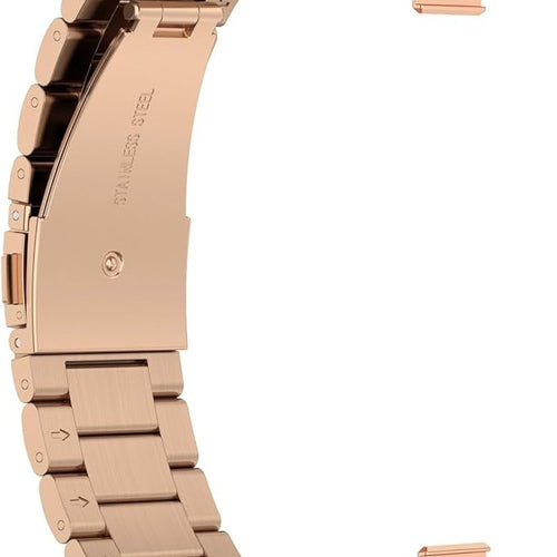 Huawei Watch Fit 4 stalen band (rosé goud)