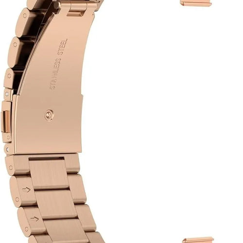 Steel Strap, rose gold, without a watch, 3/4 rear view