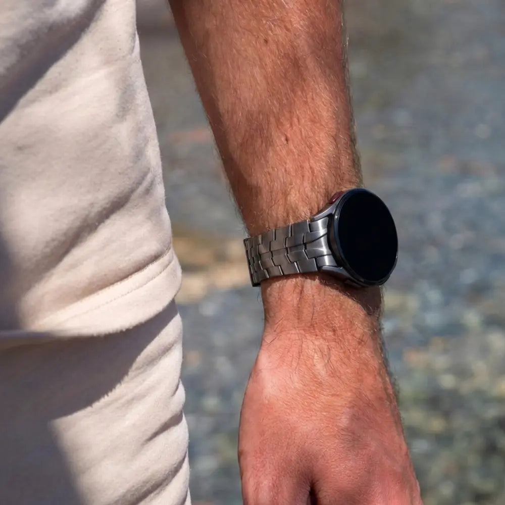 Bandz Samsung Galaxy Watch 5 Pro Steel Strap 'Iron' (Graphite)