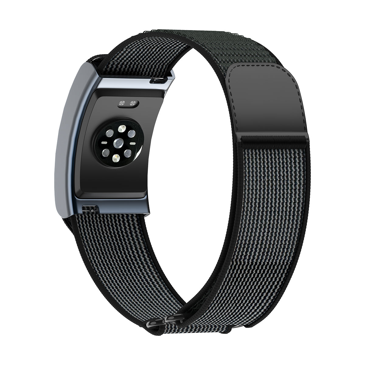 Amazfit Helio Strap nylon band (zwart/grijs)