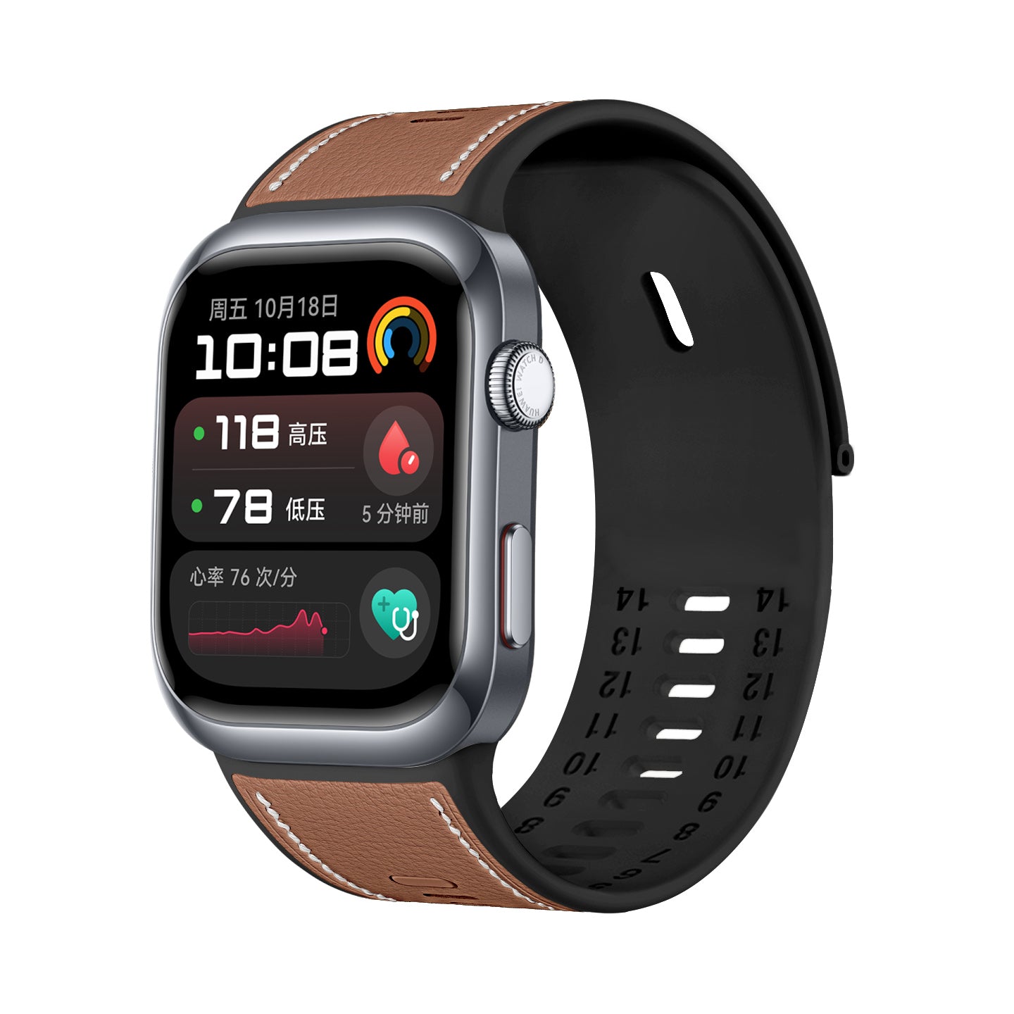 Huawei Watch D2 leren hybrid bandje (bruin)