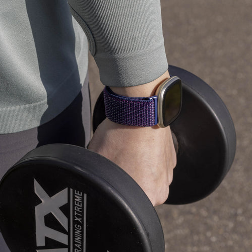 Fitbit Sense nylon bandje (indigo blauw)