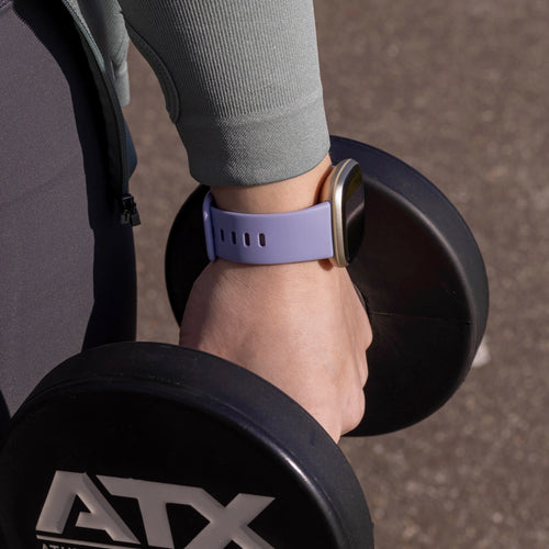 Fitbit Versa 4 siliconen classic bandje (lavendel)