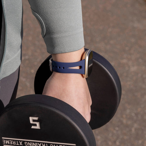 Fitbit Versa 4 Premium Silicone Strap (Dark Blue)