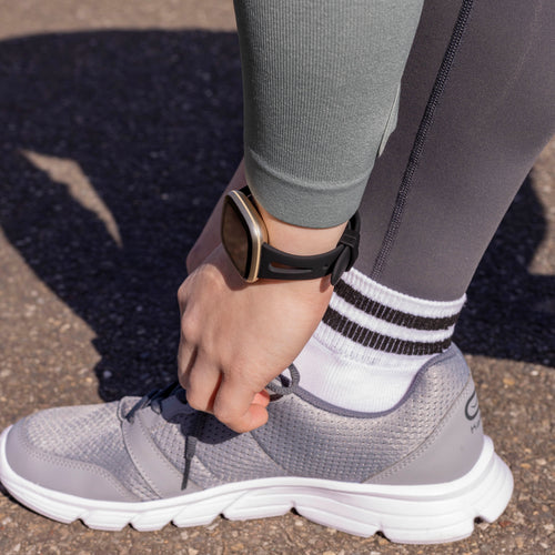 Fitbit Versa 3 luxe siliconen bandje (zwart)