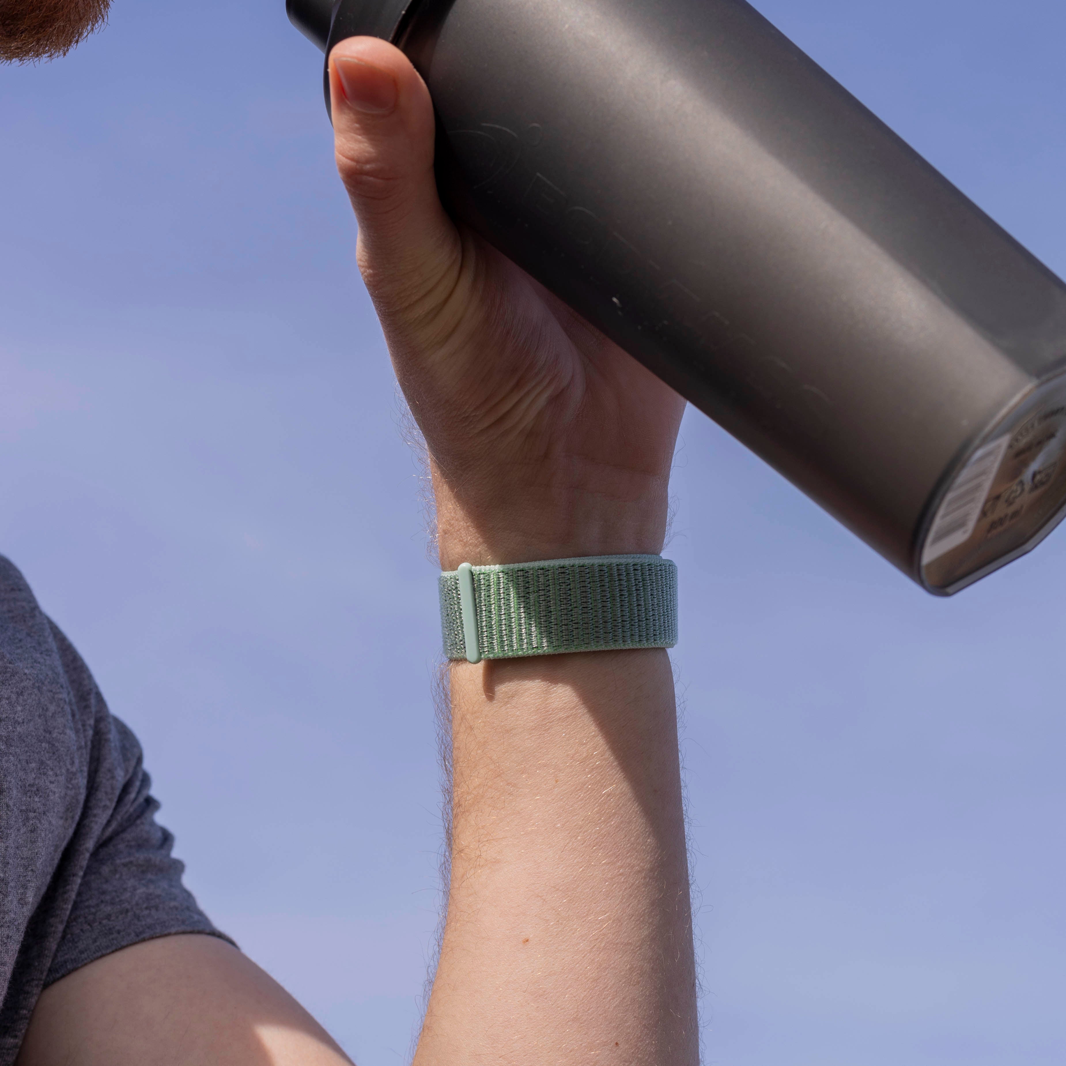 Fitbit Versa 3 Nylon Strap (Mint Green)