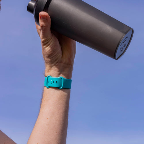 Fitbit Versa 3 siliconen classic bandje (aqua)