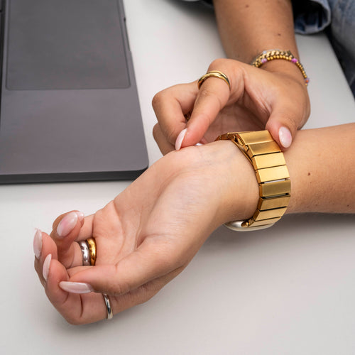 Fitbit Sense metalen bandje (goud)