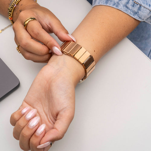 Fitbit Sense Metal Strap (Rose Gold)