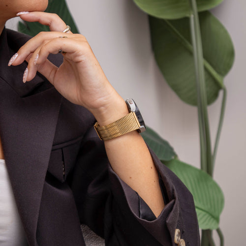 Amazfit Bip U (Pro) roestvrij stalen band (goud)