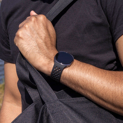 Samsung Galaxy Watch 8 Classic siliconen air bandje (zwart)