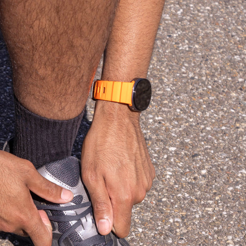 Samsung Galaxy Watch 8 - 40mm extreme silicone band (oranje)