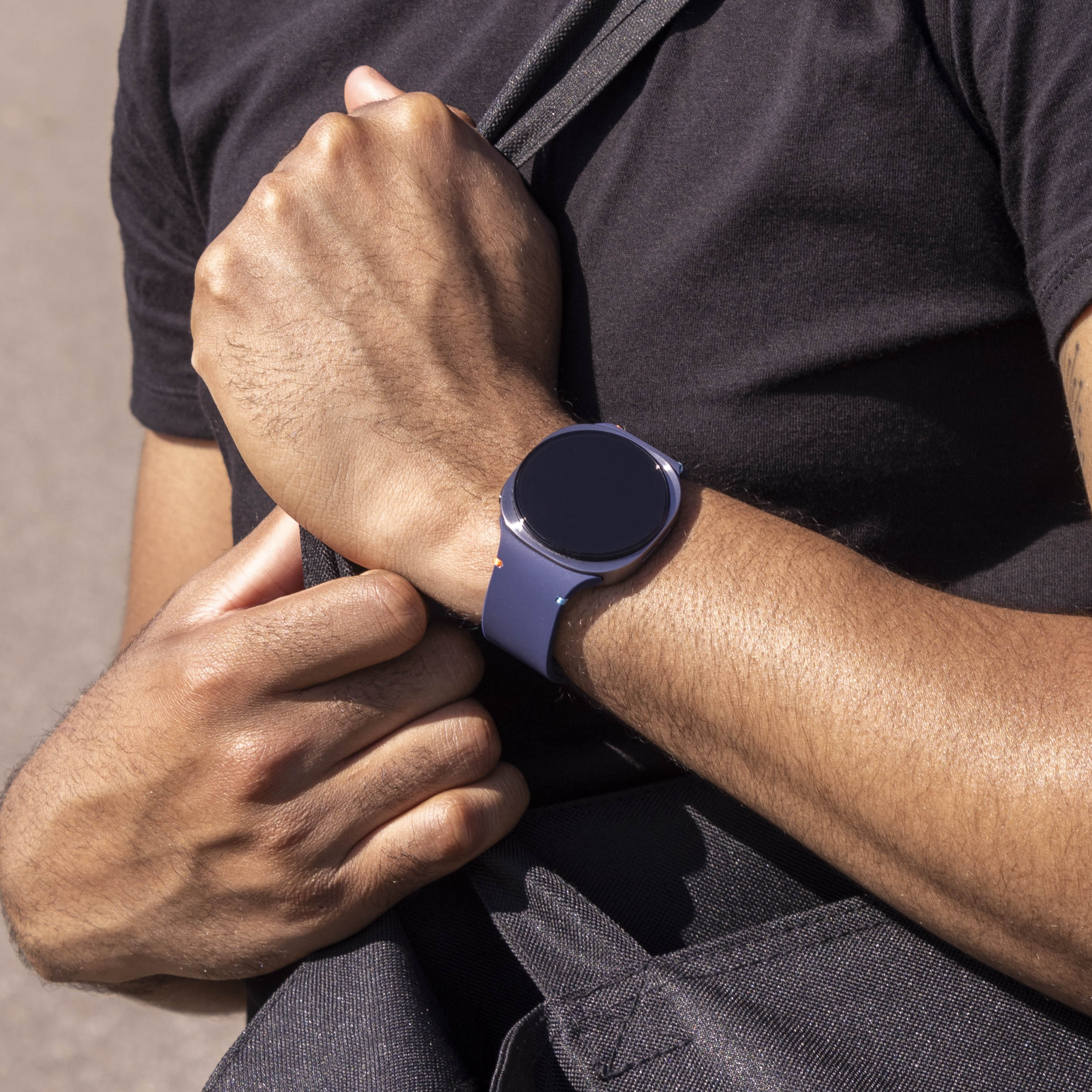 Samsung Galaxy Watch 8 - 40mm siliconen bandje (donkerblauw)