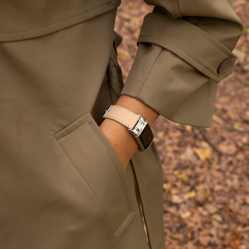 Fitbit Charge 6 leren bandje (Suede)