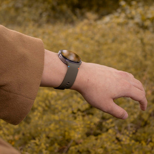 Samsung Galaxy Watch 8 Classic siliconen bandje (legergroen)