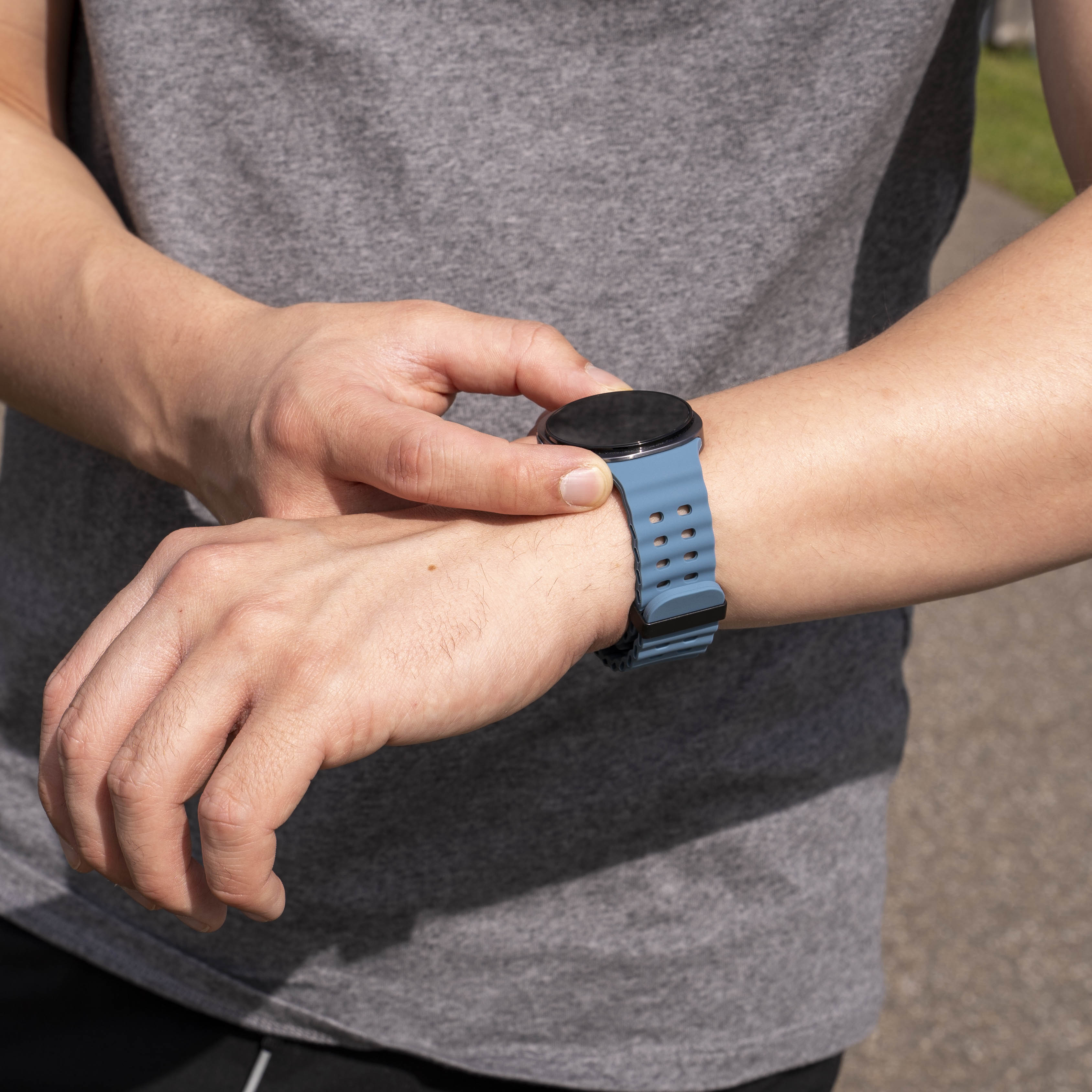 Samsung Galaxy Watch 8 - 40mm Ocean bandje (mat blauw)